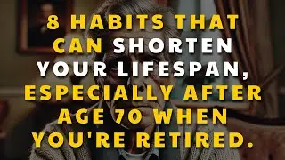 8 habits that can shorten your lifespan, especially after age 70 when you're retired.