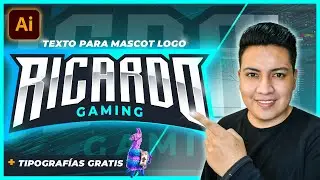 Cómo Hacer Texto MASCOT LOGO en ILLUSTRATOR