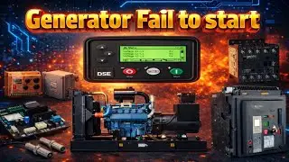Generator fail to start | diesel generator Common problems | crank fail | Fail to stop 