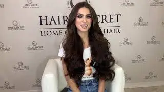 Голливудское наращивание волос. Пришивание тресс на косичку.