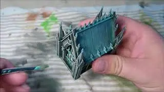 How to paint a Warcry Corpsewrack Mausoleum/ Sigmarite Mausoleum/ Garden of Morr : the Mausoleum