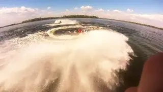 Трюки на гидроцикле. Sea-Doo brp 2013 один день из нашего лета;)