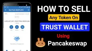 How to sell Token on Trust wallet | How to sell Red floki token | Sell token on Pancakeswap |
