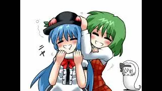 Touhou - Yuuka x Tenshi Kyu Kyu Kyu Nyaa!!
