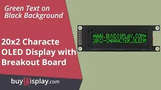 SPI Green 20x2 Character OLED Display Module for Arduino,Raspberry Pi