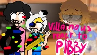 Villainous react to Pibby 6/???[  gacha club ]