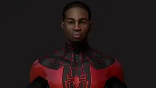 Miles Morales Spider-Man - Zbrush Turntable
