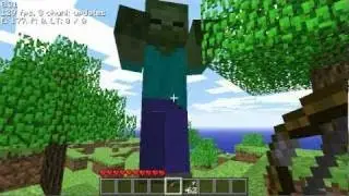 Very first test run of giants on minecraft