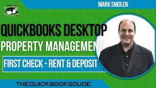 First Month’s Rent Check In QuickBooks Desktop