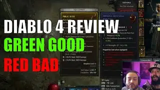 Diablo 4 -  Review from a Path of Exile Veteran - Anti Shill Reaction Video.