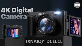 IXNAIQY DC101L Appareil Photo Numérique Compact 4K - Digital Camera - Unboxing