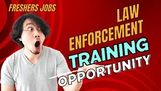 Opportunity to train law enforcement , job for freshers | cybersecurity jobs | job vacancy 2024