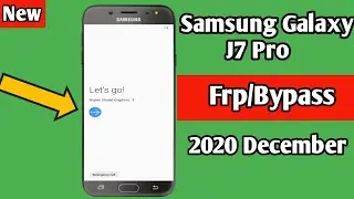 2021 Samsung Galaxy J7 Pro Frp Reset/Google Account Bypass Remove Pin Pattern Password On Android 10