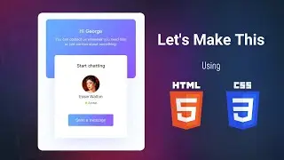 Design & Code a Stylish Contact Card Form | HTML & CSS Tutorial by Kevin Powell