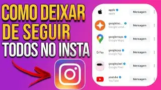 Como deixar de seguir todos do Instagram de uma vez