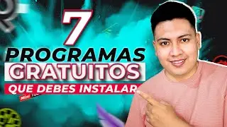7 PROGRAMAS que todo Diseñador Gráfico debe INSTALAR en su PC! *todos son gratis* 😱