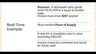 Common mistake in Gst Documents and real time example.