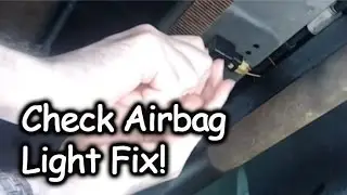 Fixing Check Airbag Light - Front Airbag Sensor Replacement