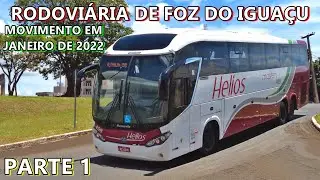 BUS MOVEMENT at FOZ DO IGUAÇU BUS STATION - PR | Hello 2022 ! PART 1
