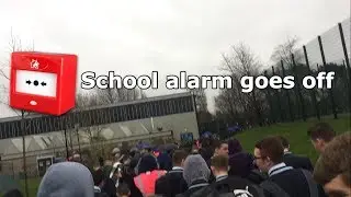 SCHOOL FIRE ALARM SET OFF (MUST SEE!)