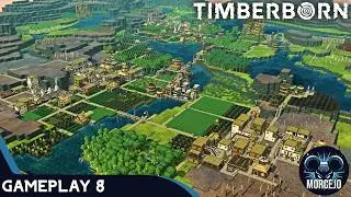 Timberborn - The third district! - Gameplay 8 (No commentary)