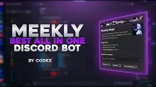 All In One Discord Bot (Components V2) | Free Source Code & Easy Setup + Free Hosting