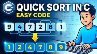 Quick Sort in C | Easy Code Explanation Step by Step | Beginners Friendly