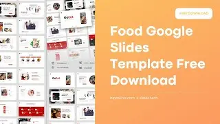🔴Food Google Slides Template Free Download