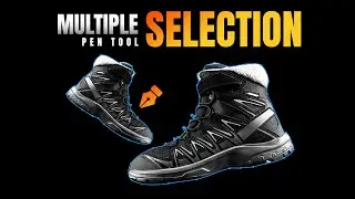 Create selection from multiple paths using pen tool in photoshop latest versions | H GraphicsPro