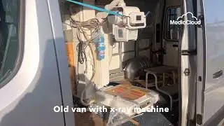 X-ray machine removal and installation in to a van