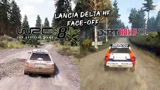 DiRT Rally 2.0 vs WRC 8 | Lancia Delta HF | Rally Finland