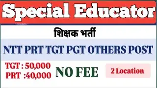 NTT to PGT vacancy....