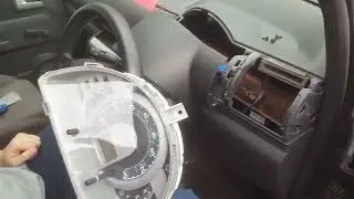 VW Fox Dashboard Removal speedometer LCD Pixel repair