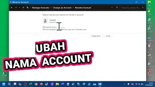 Tutorial on Changing User Account Name on a Windows 11 Laptop 24H2