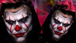 IT 2017 - Pennywise Halloween Makeup Tutorial