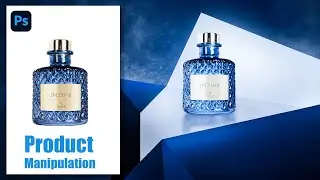 Product Manipulation in Photoshop | Perfume Advertising Poster Design | photoshop tutorial