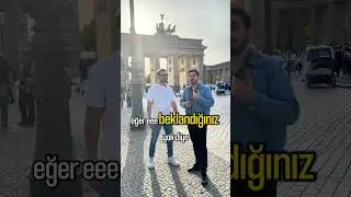 Öğrencimiz Barış ile Almanya Berlin' de buluştuk. İlk izlenimlerini ondan dinliyoruz.🙌 #bsbi #uni