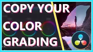 COPY YOUR COLOR GRADING BETWEEN TRACKS IN DAVINCI RESOLVE IN 5 SECONDS | DaVinci Resolve 16