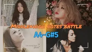 SoHyang, Haeri, Sonnet, Young Hyun, mid&high notes battle (A4-G#5)