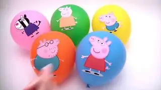 Воздушные Шарики Киндер Сюрприз Фиксики Энгри Бердс Пеппа Peppa Pig Angry Birds