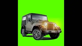Car Green Screen | Thar Car Green Screen Effect 