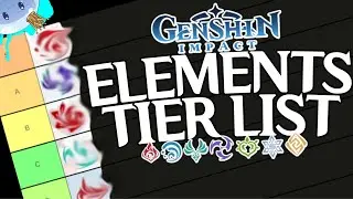 i ranked the elements of genshin impact from WORST to BEST