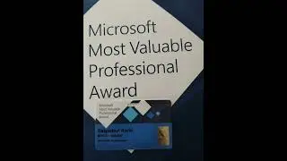 Microsoft MVP Award - Developer Technologies