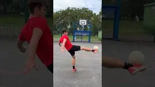 Insane Volley Skill 🎯  #trickshot #streetpanna #football all