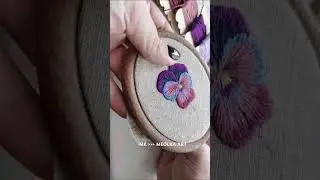 ГЛАДЬ / satin stitch embroidery #shortsyoutube