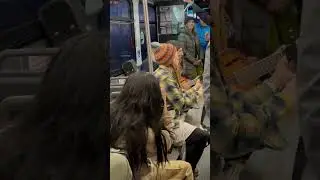 Hillfolk Noir bands on the bus at Treefort
