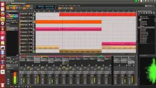 Bitwig and Redux  Renoise vst  | drum and bass song