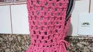 Crochet blender cover for all sizes. Simple and easy.