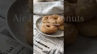 2 ingredient Air Fryer Donuts🍩