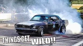 WILDEST Muscle Car Party of the Season!! - Wheelspeeders 'American Muscle' Event | BURNOUTS!!